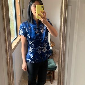 Cheongsam style blouse